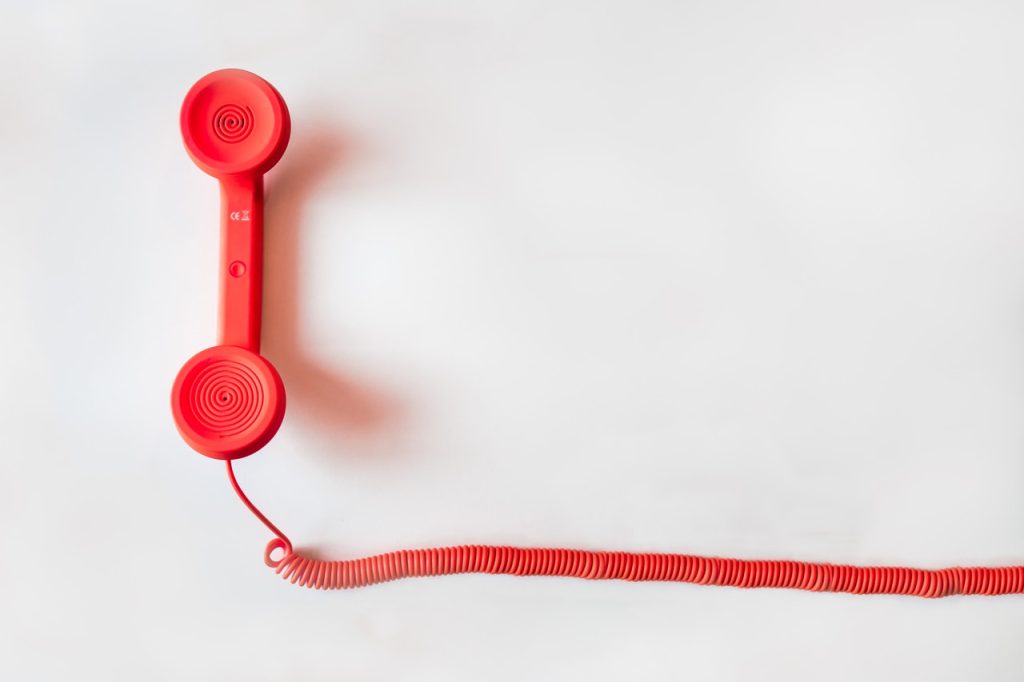 zdjęcie słuchawki telefonicznej